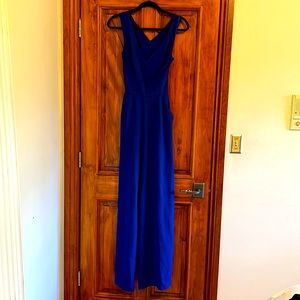 Alythea Cobalt Blue Palazzo Pant Jumpsuit